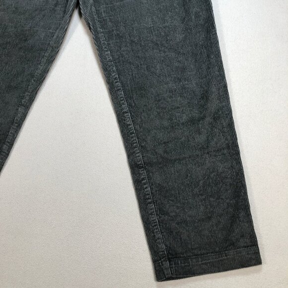 Gap Corduroy Pants Women's L 32x30 Gray Vintage Flight High Rise Joggers Tall - Picture 6 of 16